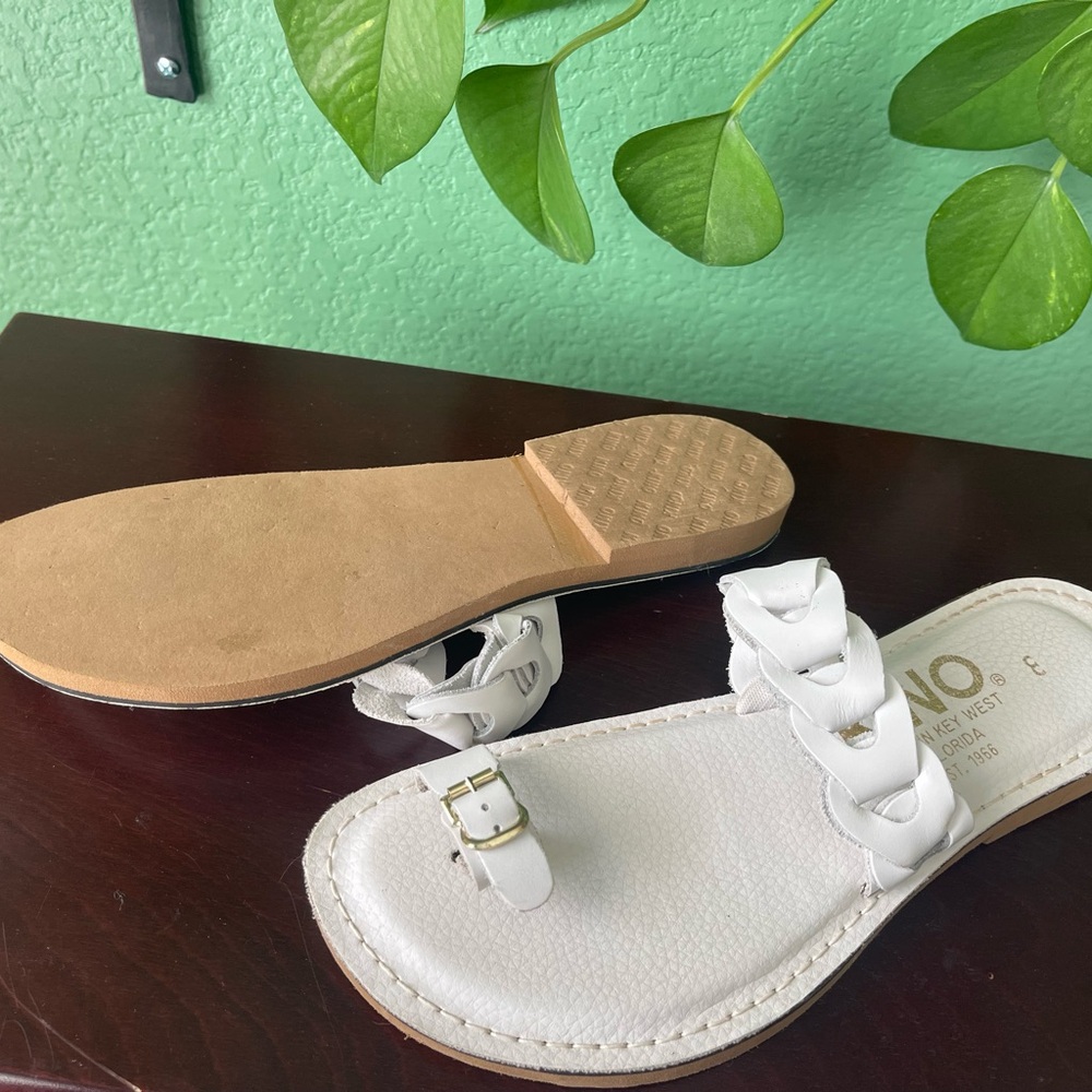 Kino White Women's Sandals - Picture 4 of 4